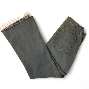 On 34th High-Rise Flare Jeans | Raw Hem | Light Wash | size 30